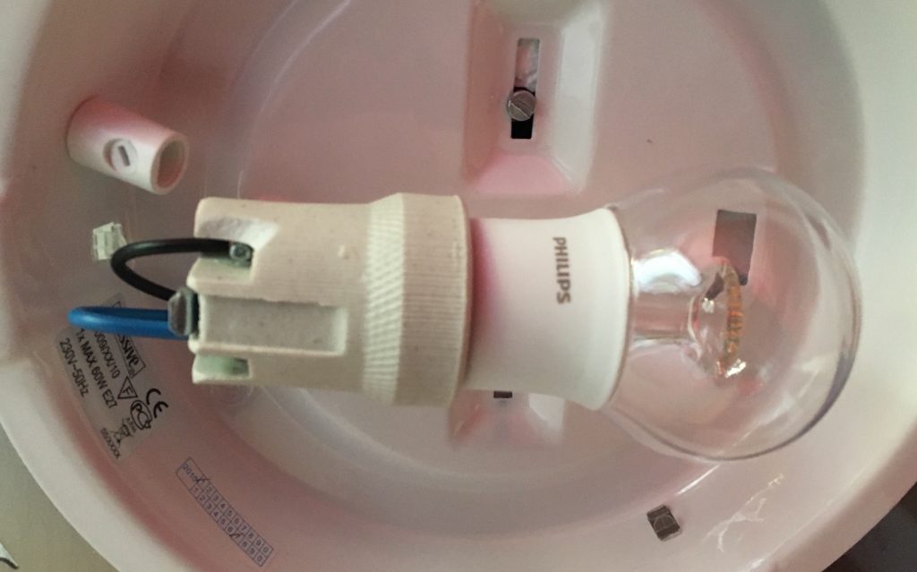 Plug in light bulb